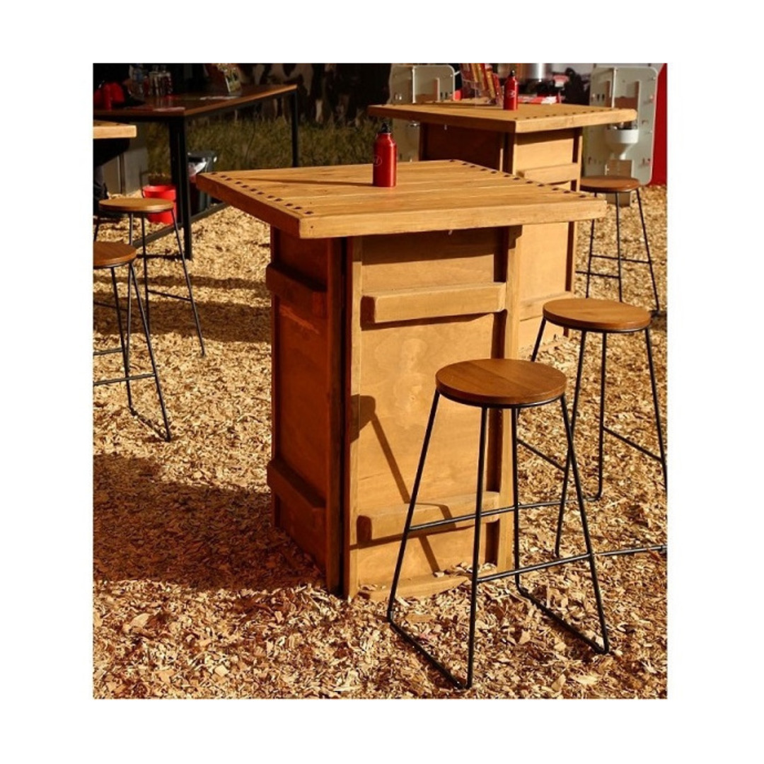 Bar Leaner - Wooden Collapsible image 0